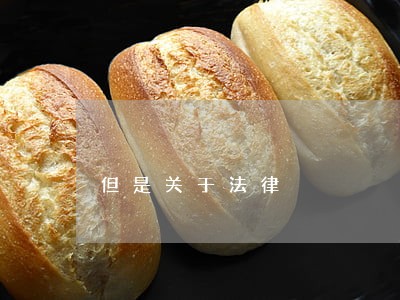 但是关于法律 但是关于法律