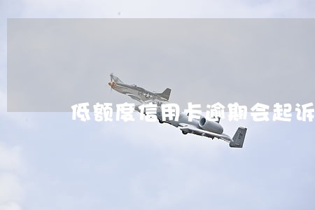 低额度信用卡逾期会起诉吗