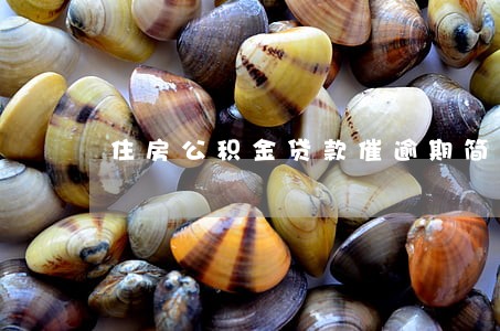 住房公积金贷款催逾期简报 住房公积金贷款催逾期简报