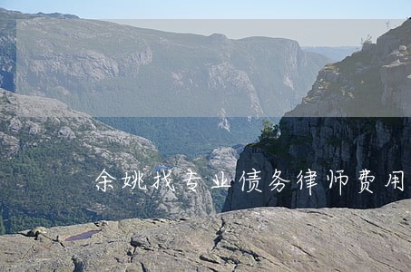 余姚找专业债务律师费用标准 余姚找专业债务律师费用标准