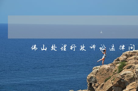 佛山处理行政诉讼法律问题律师