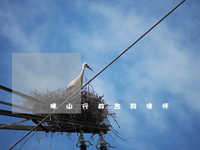 佛山行政合同律师