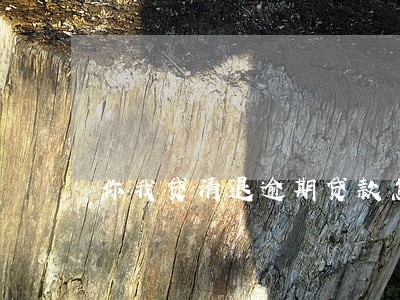 你我贷清退逾期贷款怎么办 你我贷清退逾期贷款怎么办