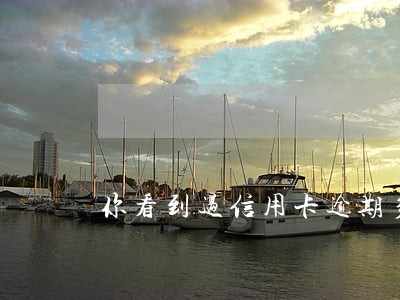 你看到过信用卡逾期多长时间 你看到过信用卡逾期多长时间