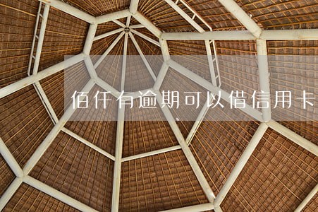佰仟有逾期可以借信用卡吗