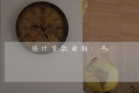 佰仟贷款逾期1年