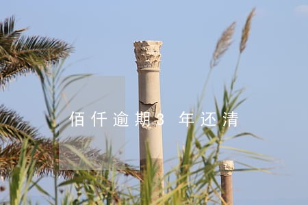 佰仟逾期3年还清