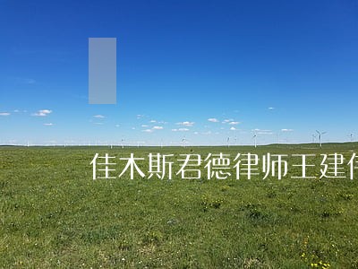 佳木斯君德律师王建伟 佳木斯君德律师王建伟