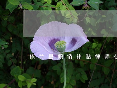 依兰县倾销补贴律师在线免费咨询
