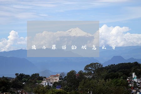 侵占罪诉讼状怎么写 侵占罪诉讼状怎么写
