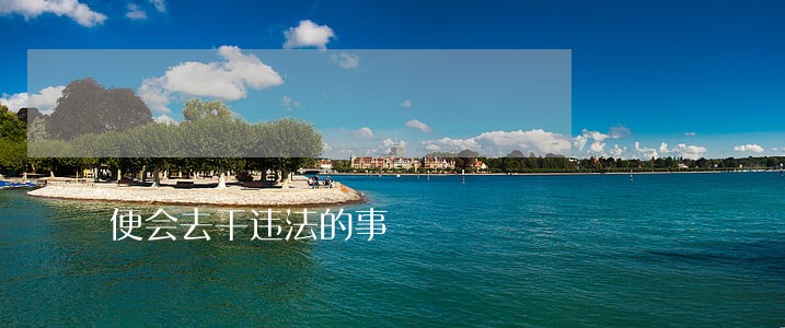 便会去干违法的事 便会去干违法的事