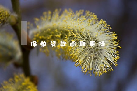 保单贷款逾期责任 保单贷款逾期责任