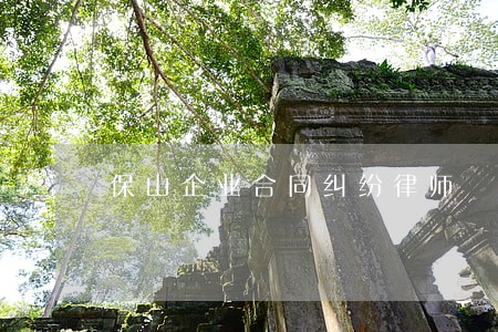 保山企业合同纠纷律师 保山企业合同纠纷律师