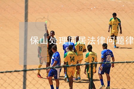 保山处理同居法律问题律师 保山处理同居法律问题律师