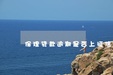 保理贷款逾期是否上征信 保理贷款逾期是否上征信