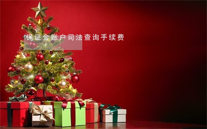 保证金账户司法查询手续费 保证金账户司法查询手续费