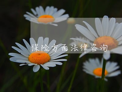 保险方面法律咨询 保险方面法律咨询