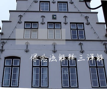 保险法解释三详解 保险法解释三详解