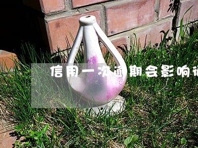 信用一次逾期会影响征信吗 信用一次逾期会影响征信吗