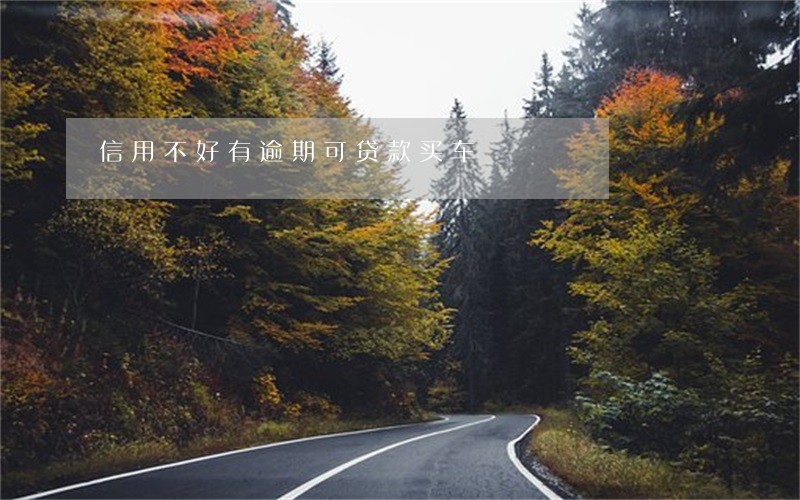信用不好有逾期可贷款买车 信用不好有逾期可贷款买车