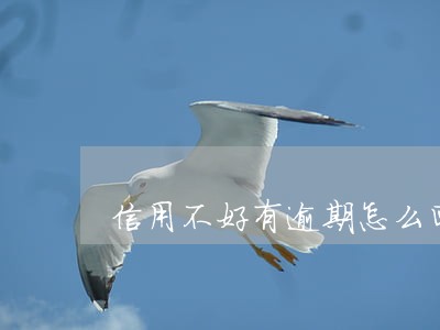 信用不好有逾期怎么回复 信用不好有逾期怎么回复