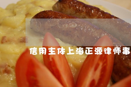 信用主体上海正源律师事务所