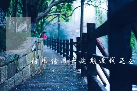 信用信用卡逾期没钱还企么办 信用信用卡逾期没钱还企么办