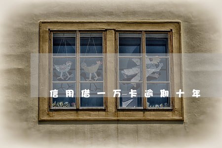 信用借一万卡逾期十年 信用借一万卡逾期十年
