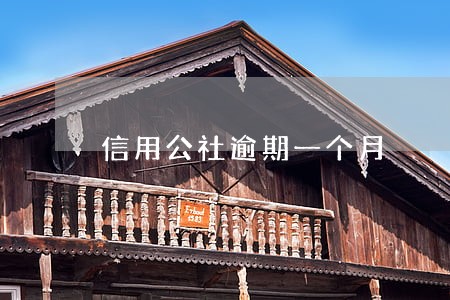 信用公社逾期一个月 信用公社逾期一个月