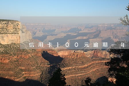 信用卡100元逾期一年还多少 信用卡100元逾期一年还多少