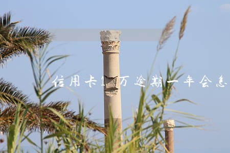 信用卡1万逾期一年会怎样 信用卡1万逾期一年会怎样