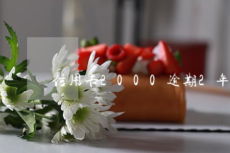 信用卡2000逾期2年 信用卡2000逾期2年