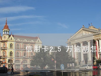 信用卡25万逾期怎么办 信用卡25万逾期怎么办