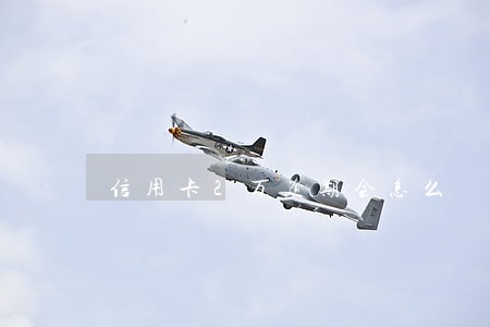 信用卡2万逾期会怎么 信用卡2万逾期会怎么
