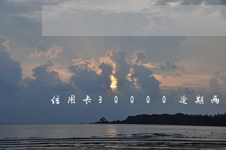 信用卡30000逾期两年 信用卡30000逾期两年