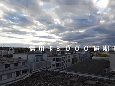 信用卡3000逾期半年征信 信用卡3000逾期半年征信