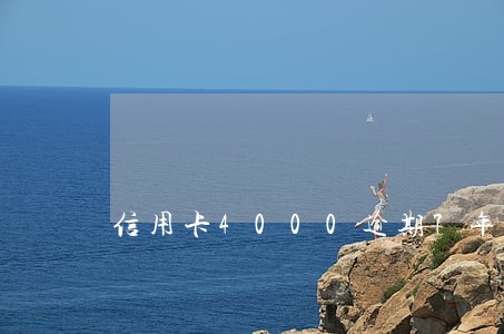 信用卡4000逾期7年了 信用卡4000逾期7年了