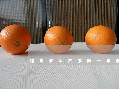信用卡4万逾期一年会怎么样 信用卡4万逾期一年会怎么样