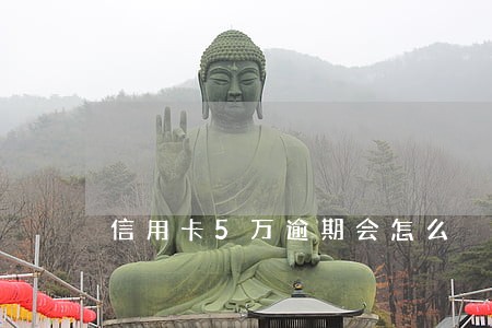 信用卡5万逾期会怎么 信用卡5万逾期会怎么