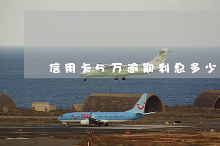 信用卡5万逾期利息多少 信用卡5万逾期利息多少