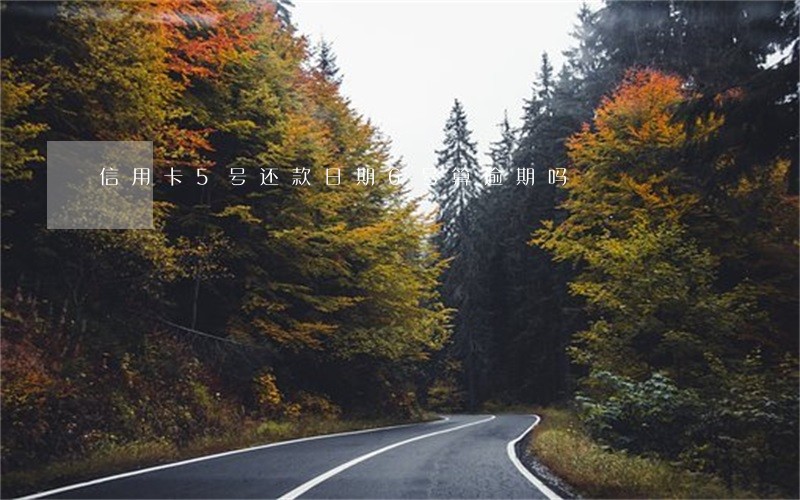 信用卡5号还款日期6号算逾期吗