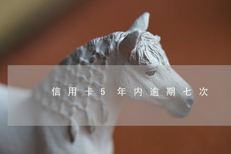信用卡5年内逾期七次