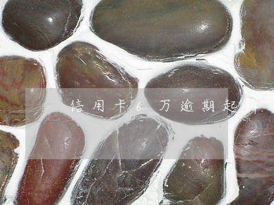 信用卡6万逾期起诉