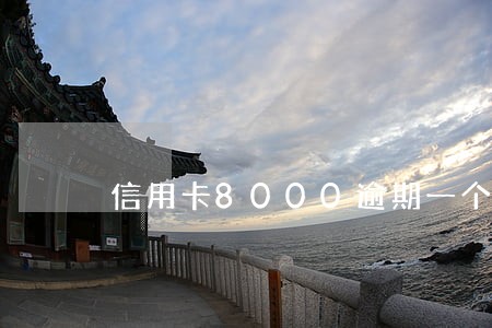 信用卡8000逾期一个月 信用卡8000逾期一个月
