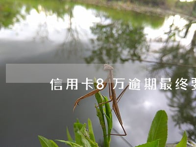 信用卡8万逾期最终要还多少 信用卡8万逾期最终要还多少