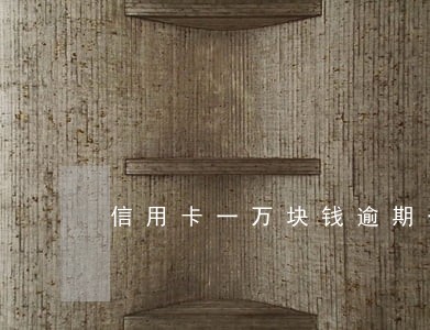 信用卡一万块钱逾期一年 信用卡一万块钱逾期一年