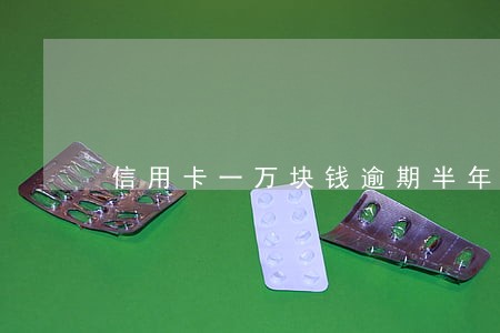 信用卡一万块钱逾期半年 信用卡一万块钱逾期半年