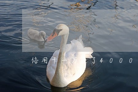 信用卡一万还了4000算逾期