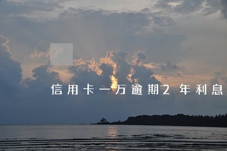 信用卡一万逾期2年利息多少 信用卡一万逾期2年利息多少