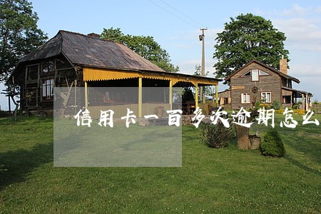 信用卡一百多次逾期怎么办